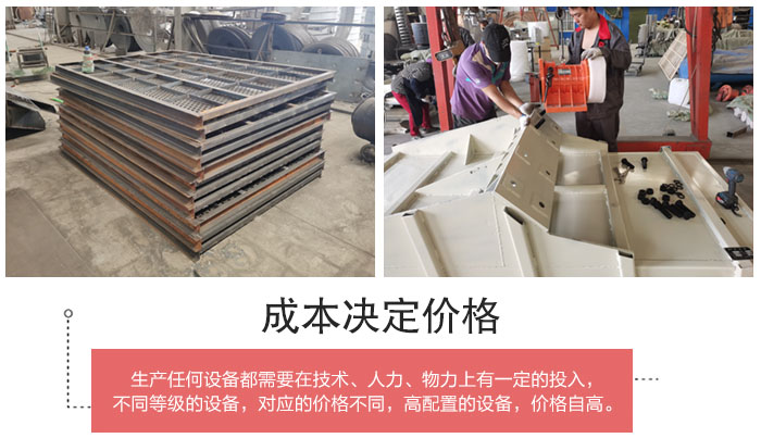 直線篩分機(jī)篩網(wǎng)，篩箱部件展示