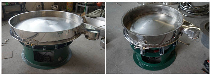 旋振篩底框安裝在振動體上面。